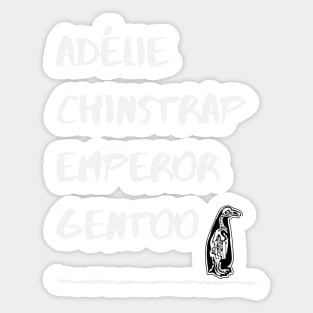 Atypical Autism Penguin Mantra Sticker